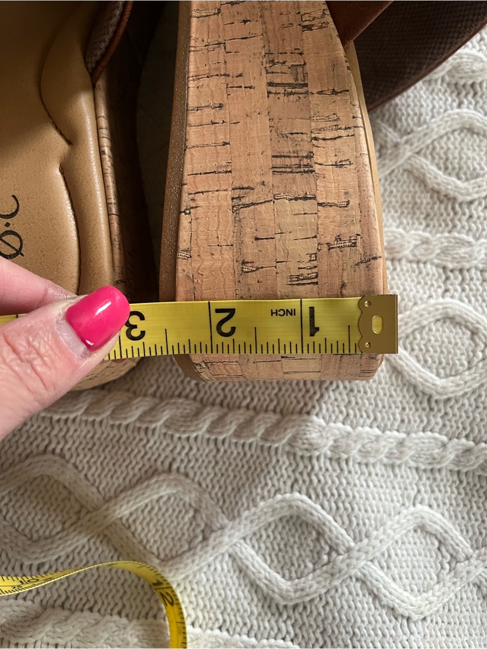 b.o.c. Dark Tan (Brown)”Savia” Wedge Slide Women’s Size 9 - Picture 11 of 13
